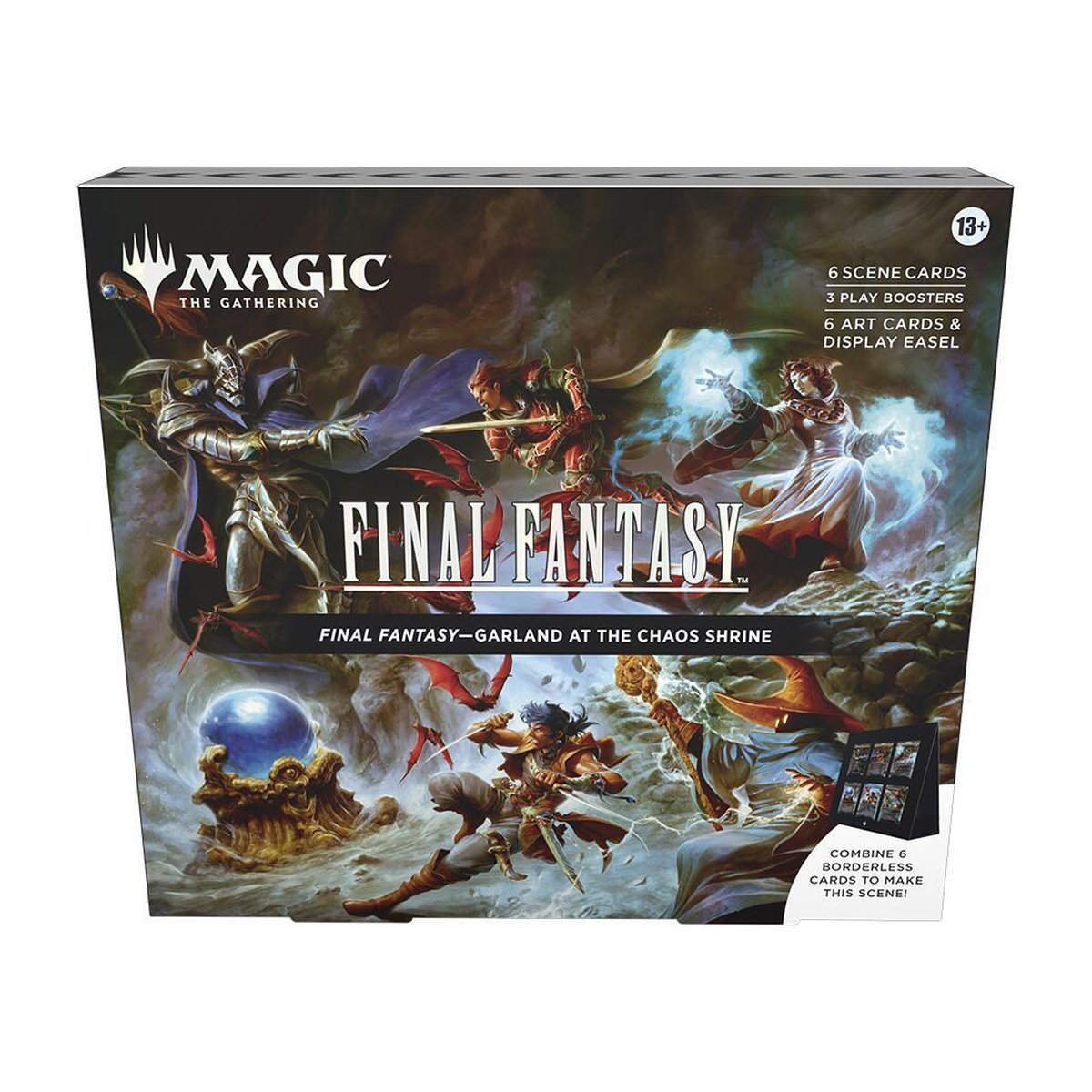 mtg final fantasy scene box Magic The Gathering: Whispers in the Well Perfect for collectors and LORCANA FAKE CARDS : Choose One:FIC Counter Blitz (Tidus) (G/W/U)