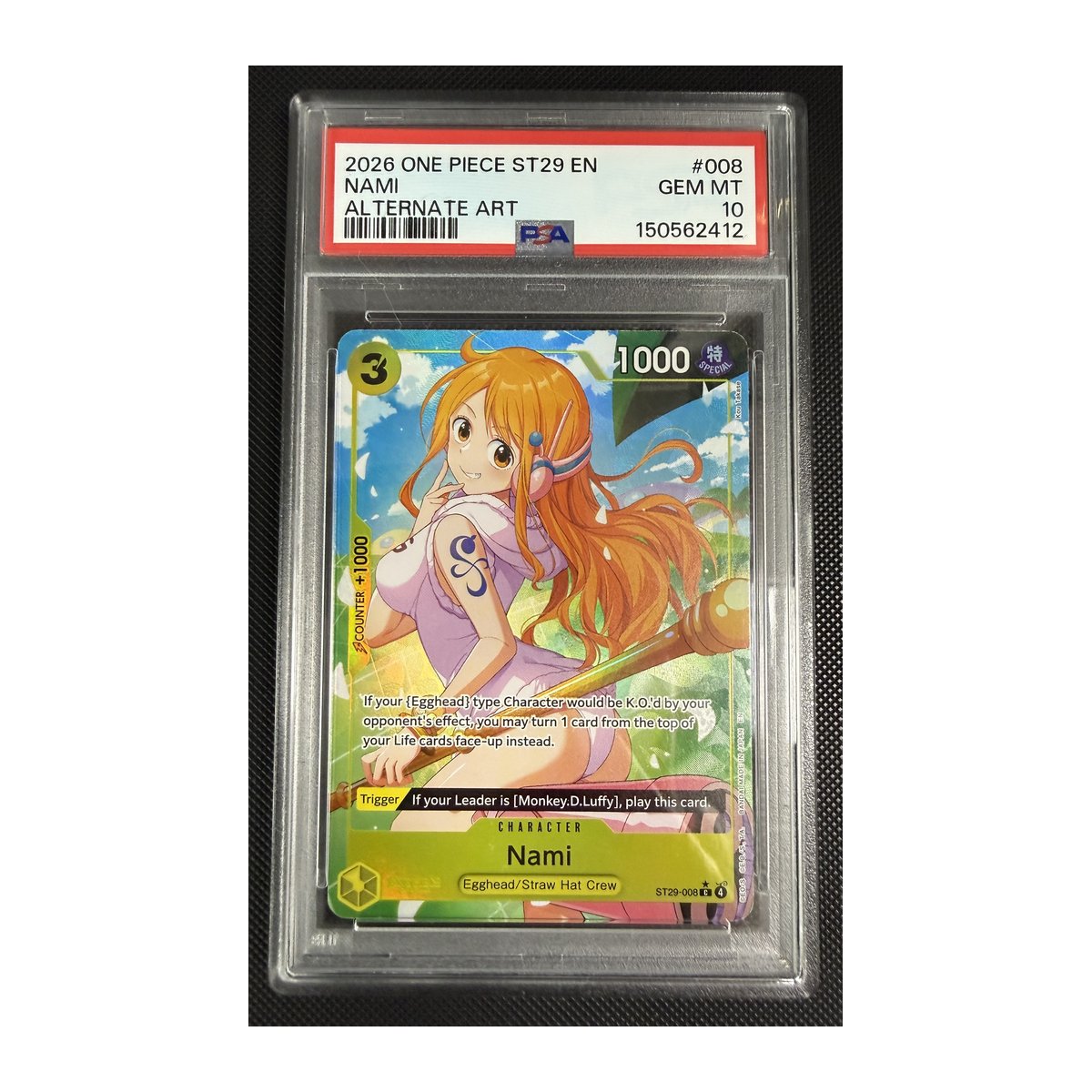 PSA 10 Nami ST29-008 – Team Collectors