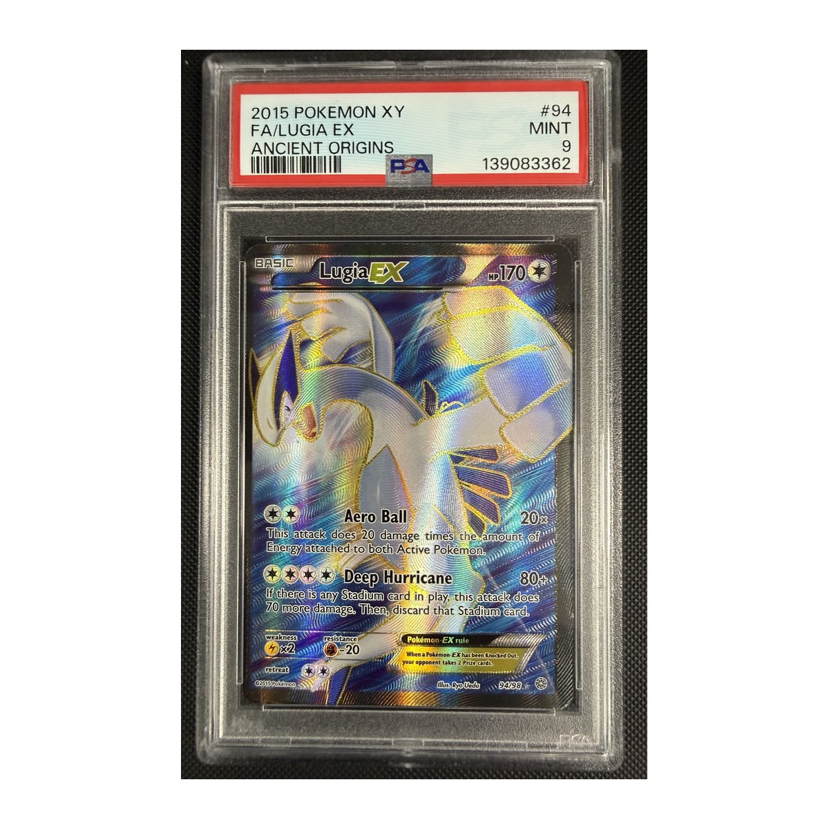PSA 9 Ancient Origins Lugia EX (Full Art) 094 Ultra Rare – Team Collectors
