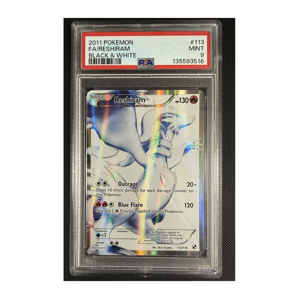 ultra rare reshiram card PSA 9 Black & White (Full Art) 113 – Team Collectors this card is the BOOST® Soothe Number Of Sets:4x Sets (£18.50 per set) CR02-AE125 Big Welcome Labrynth
