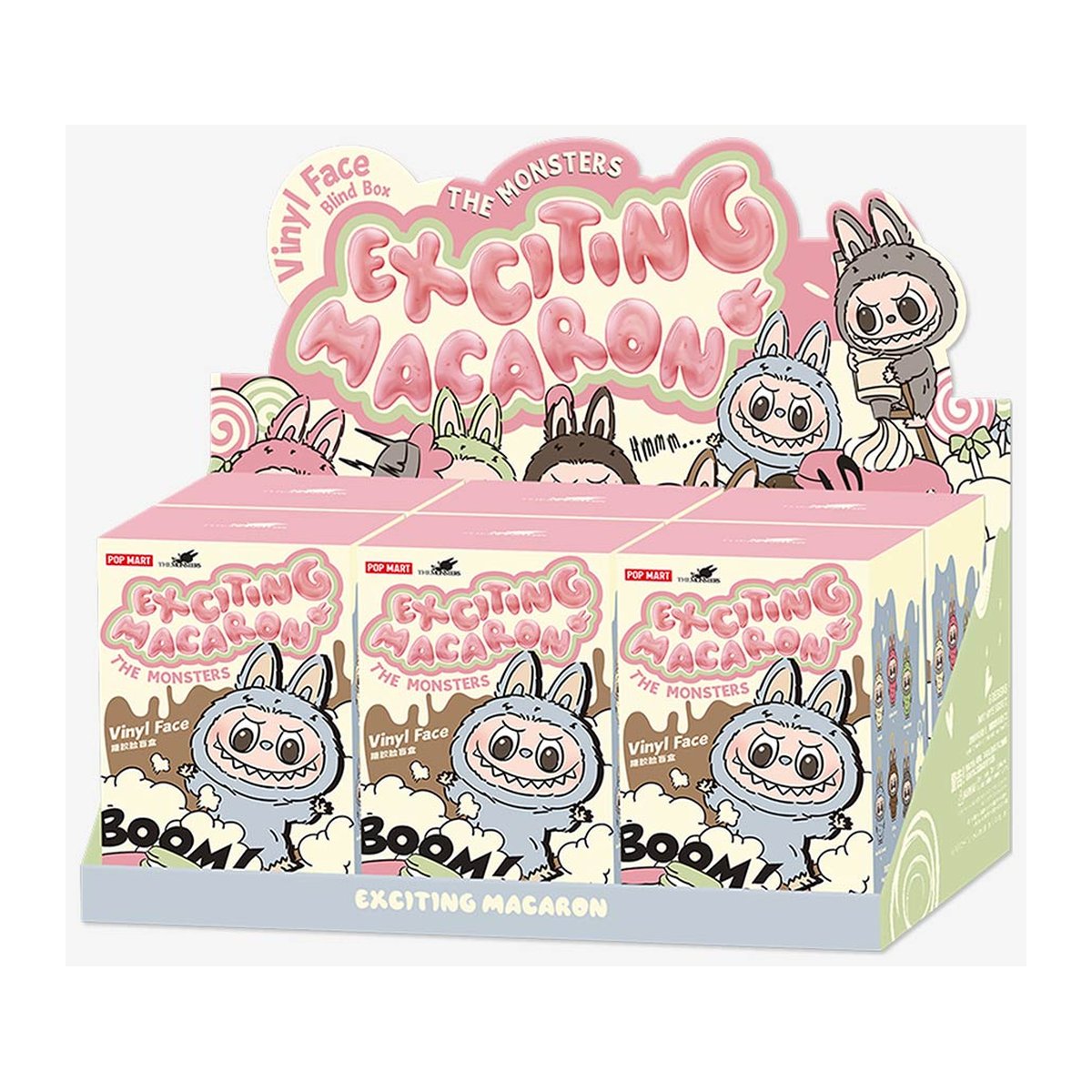 Pop Mart The Monsters Exciting Macaroon Vinyl Plush Blind Box