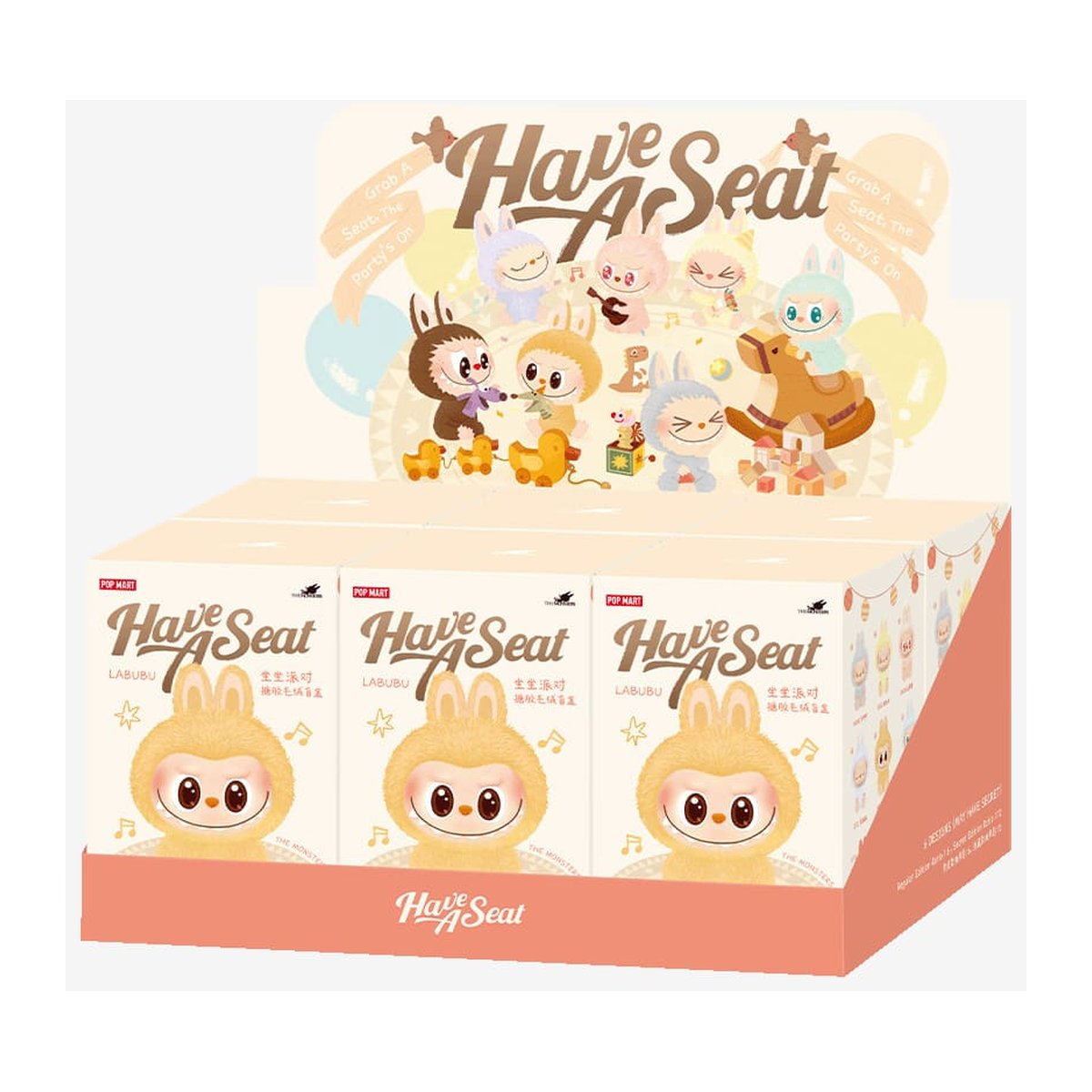 Pop Mart The Monsters Have A Seat Vinyl Plush Blind Box