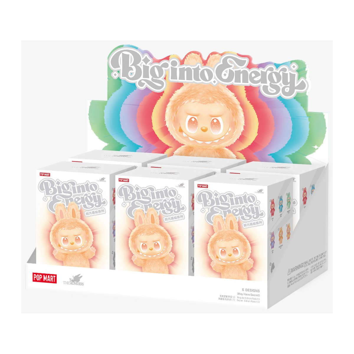 Pop Mart The Monsters Big Into Energy Vinyl Plush Blind Box
