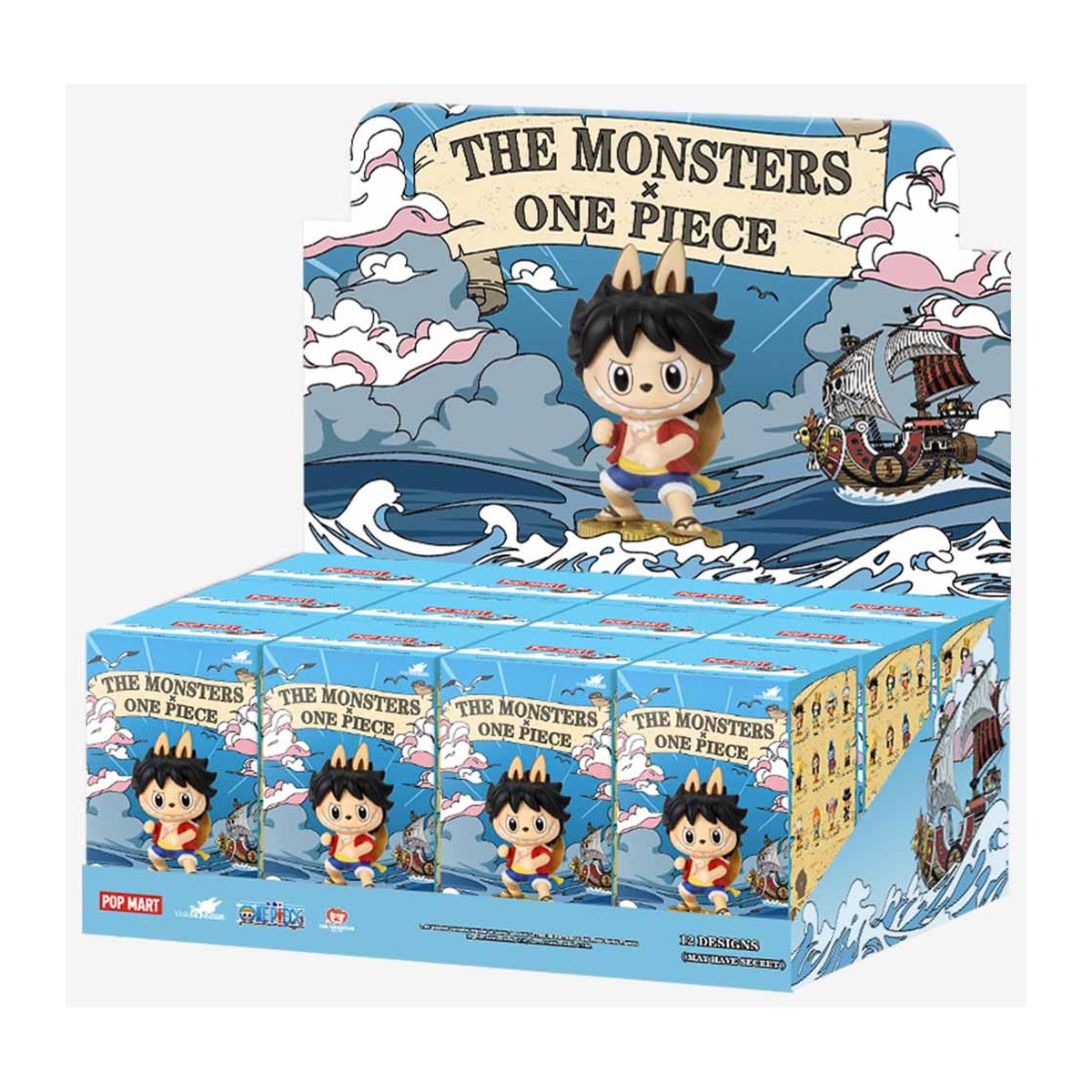 Pop Mart The Monsters x One Piece Series Figures Blind Box
