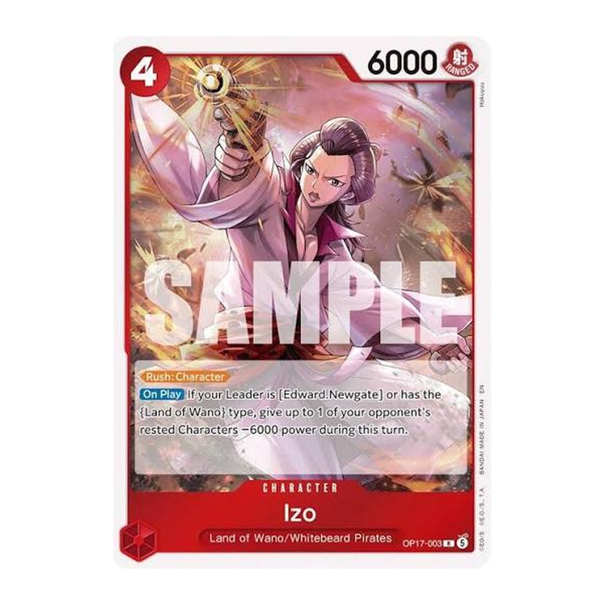 Izo OP17-003 Rare