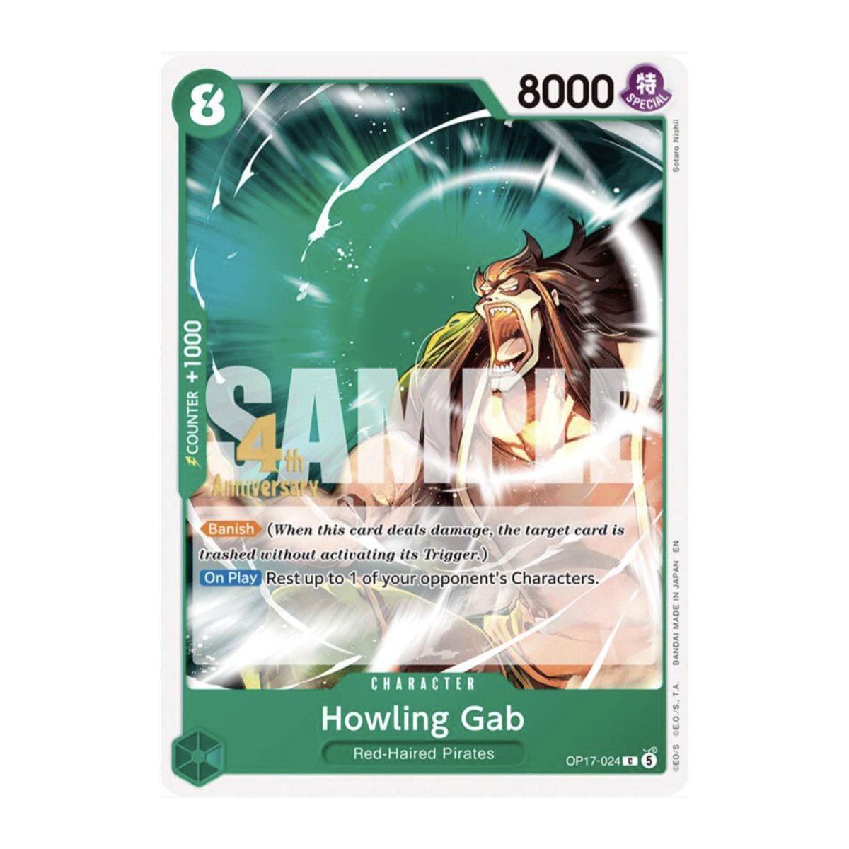 Howling Gab OP17-024 Release Event Common