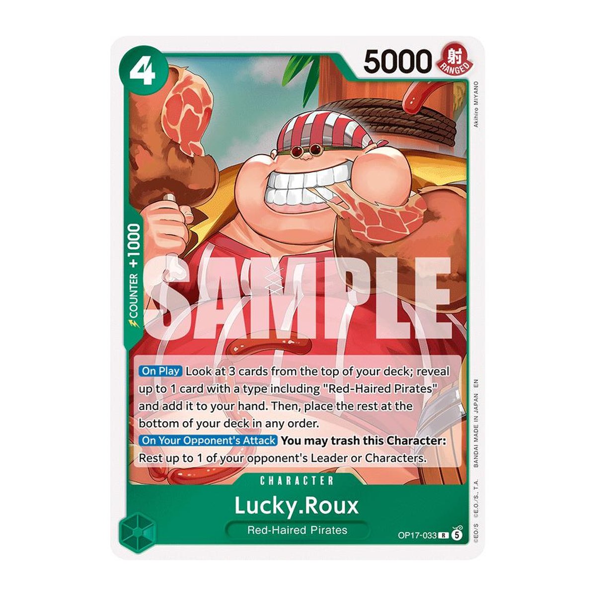 Lucky.Roux OP17-033 Rare