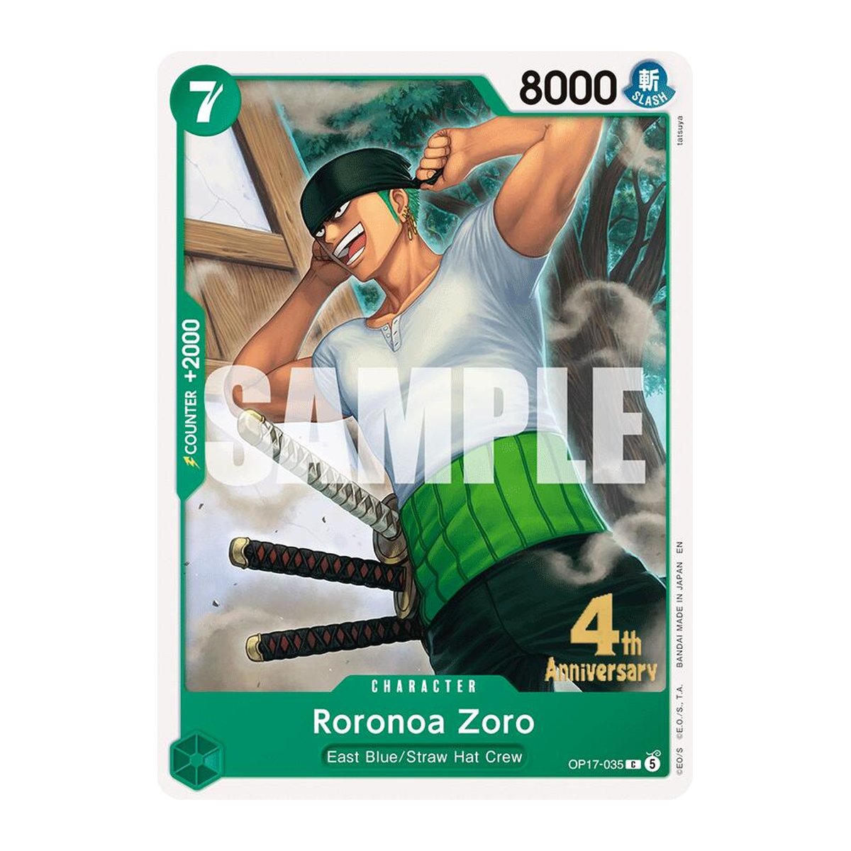 Roronoa Zoro OP17-035 Release Event Common