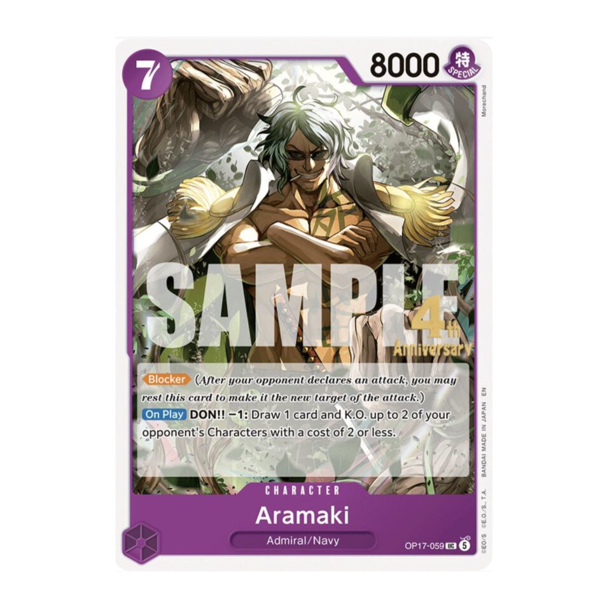 Aramaki OP17-059 Release Event Uncommon