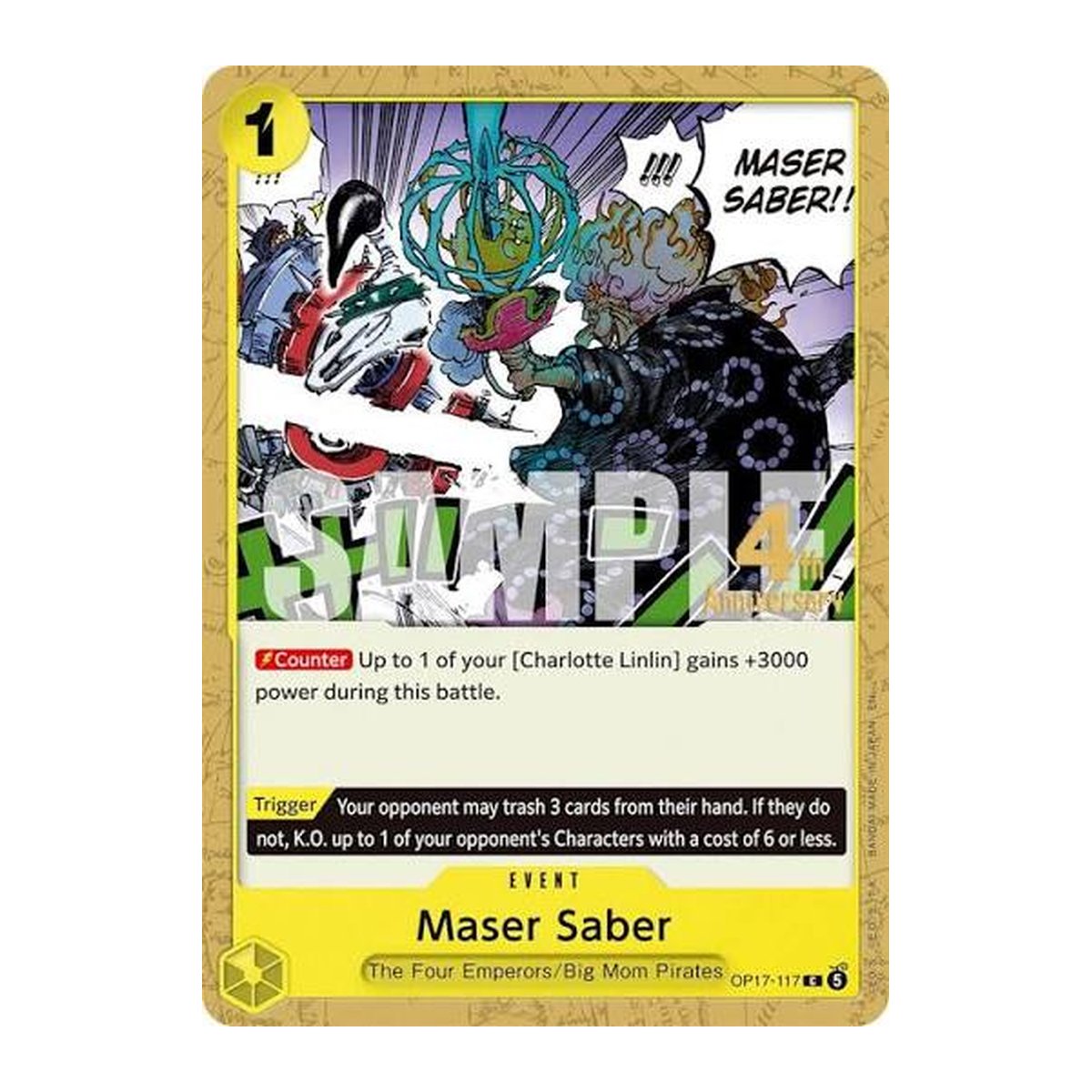 Maser Saber OP17-117 Release Event Common