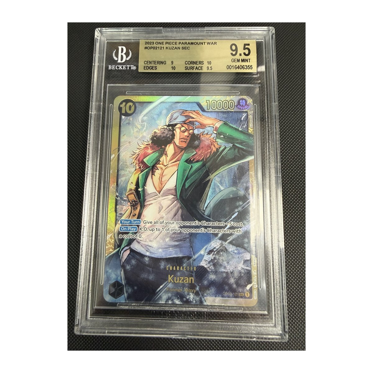 BGS 9.5 Kuzan OP02-121