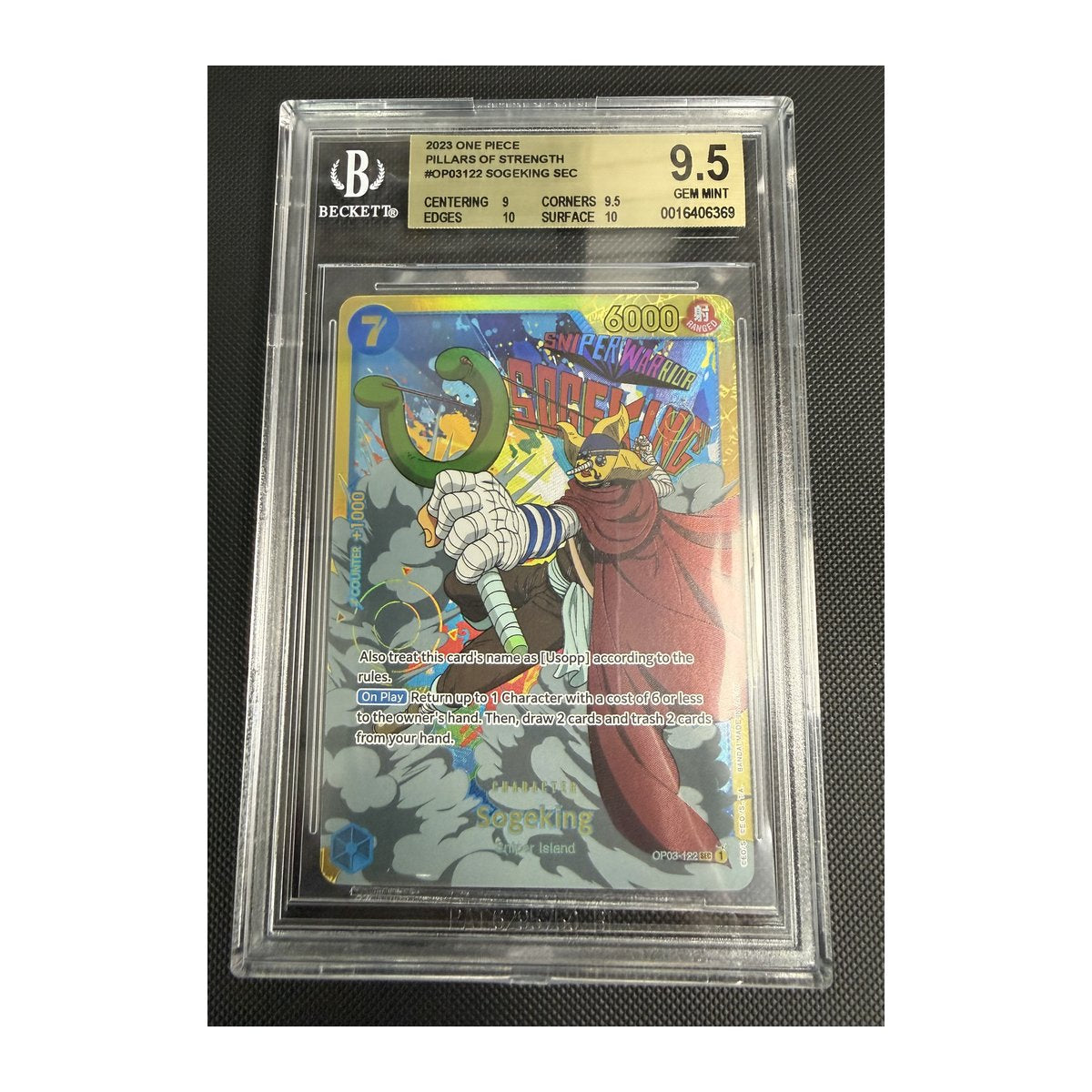 BGS 9.5 Sogeking OP03-122