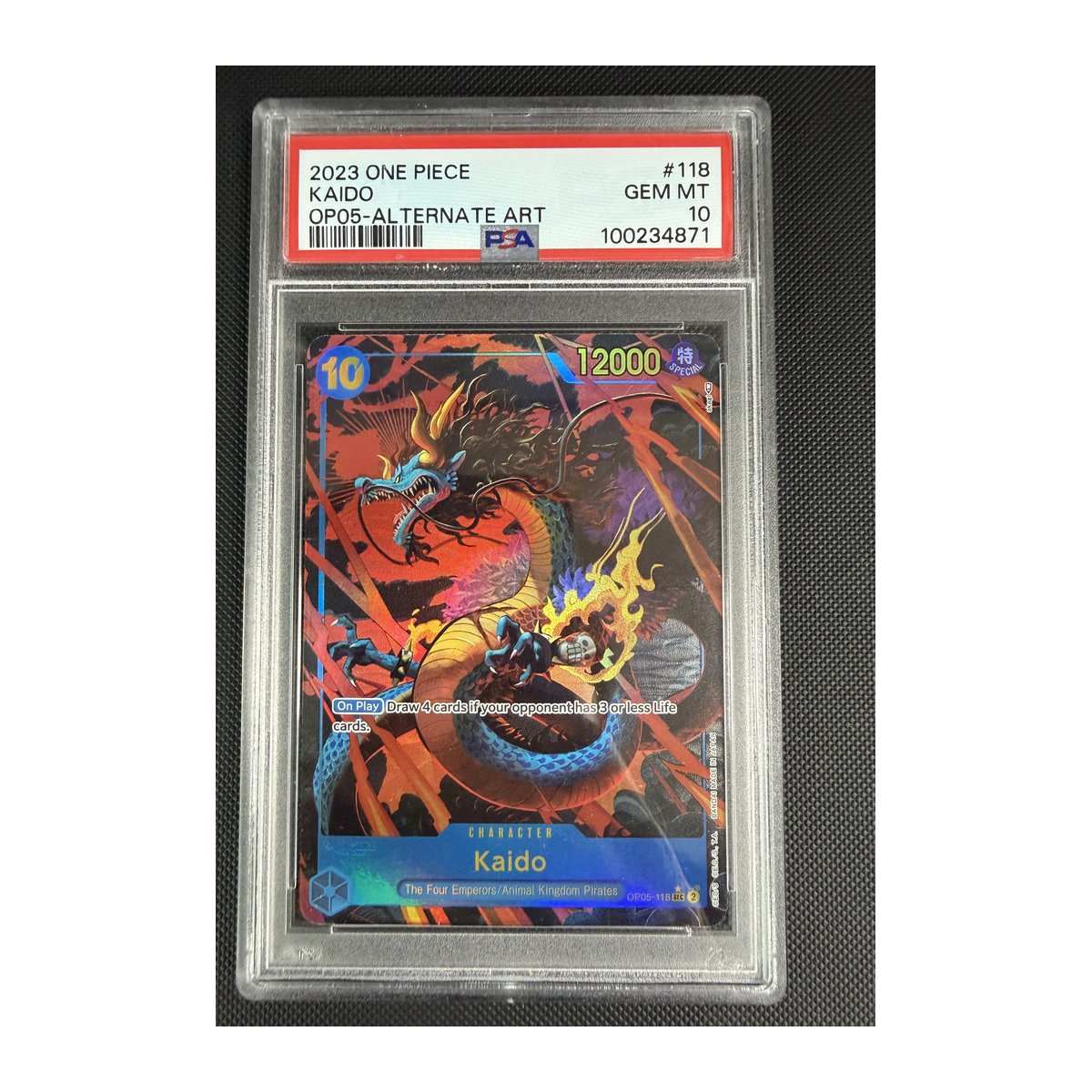 PSA 10 Kaido OP05-118 – Team Collectors