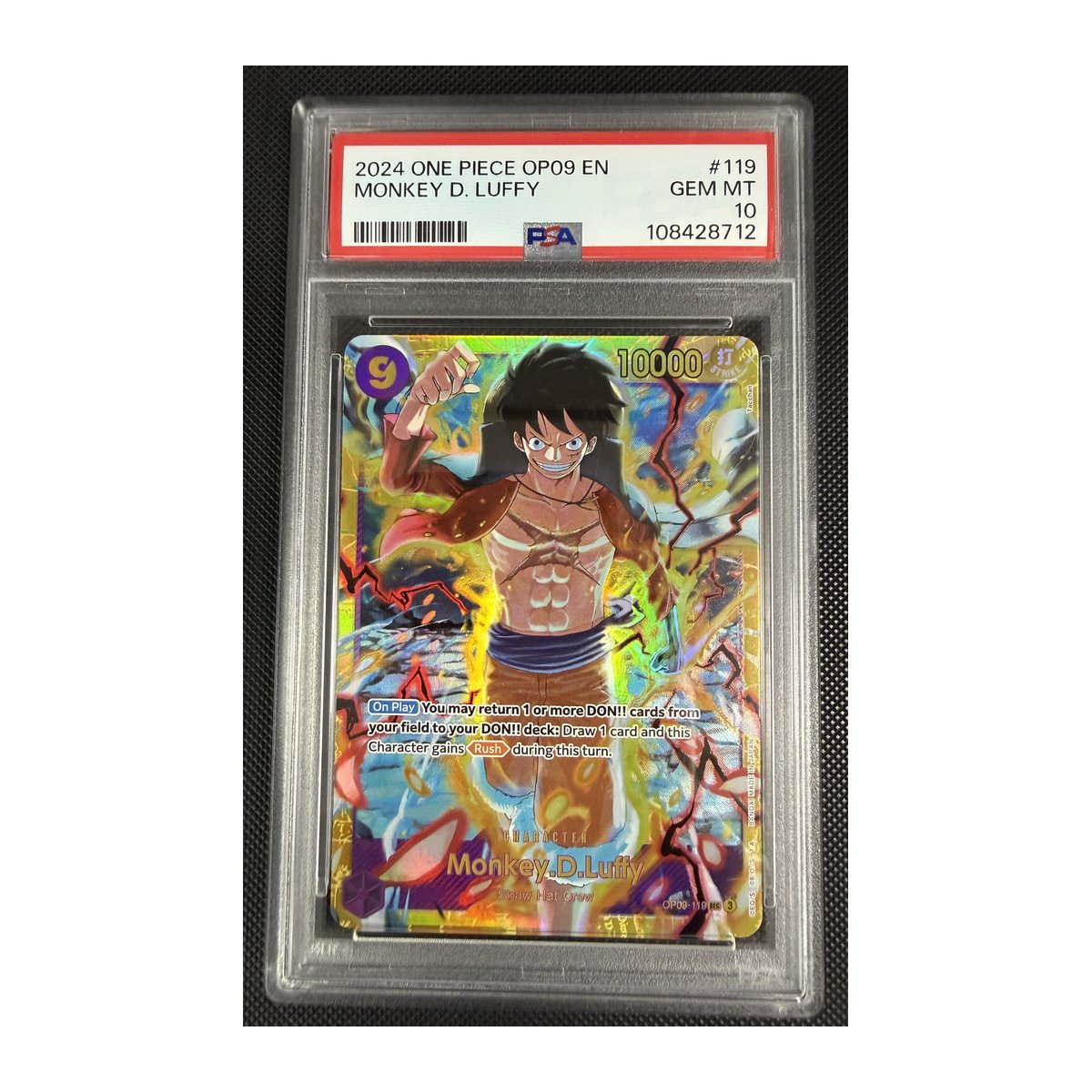 PSA 10 Monkey.D.Luffy OP09-119 – Team Collectors