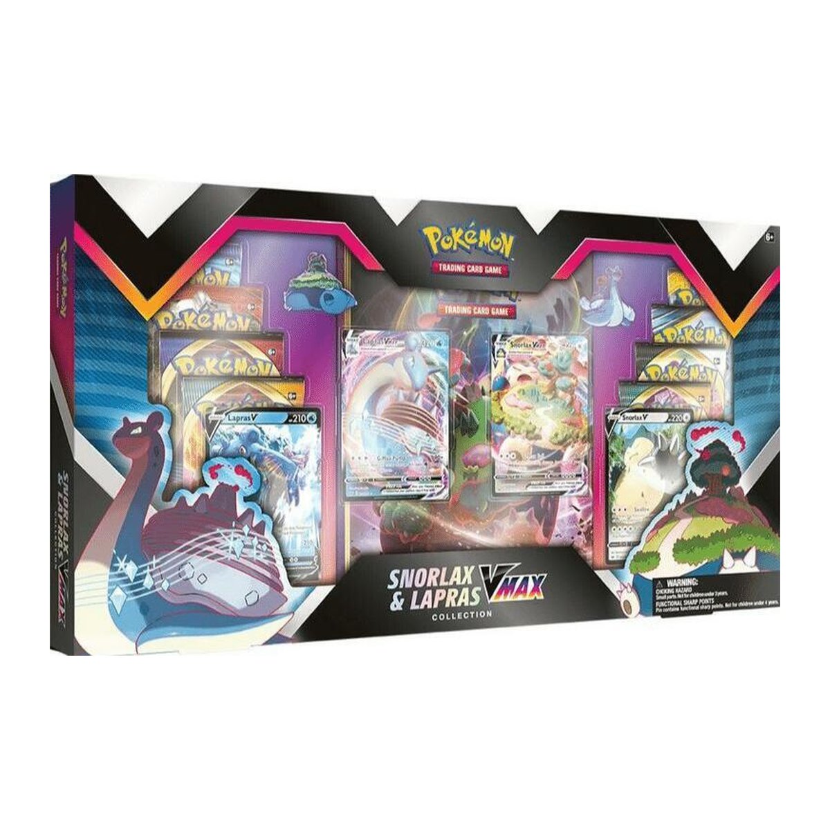 Pokemon Snorlax & Lapras VMAX Collection
