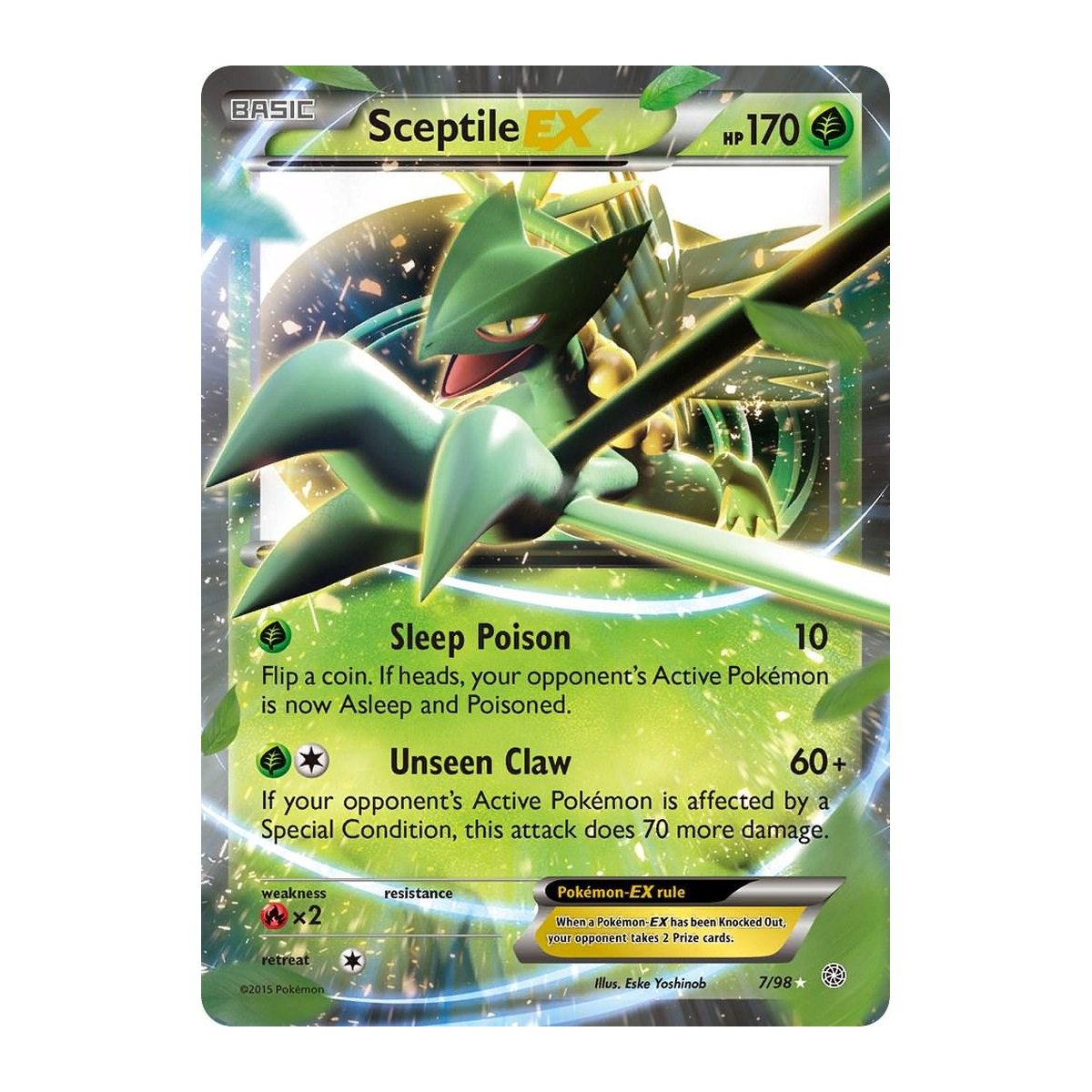 Ancient Origins Sceptile EX 007 Ultra Rare