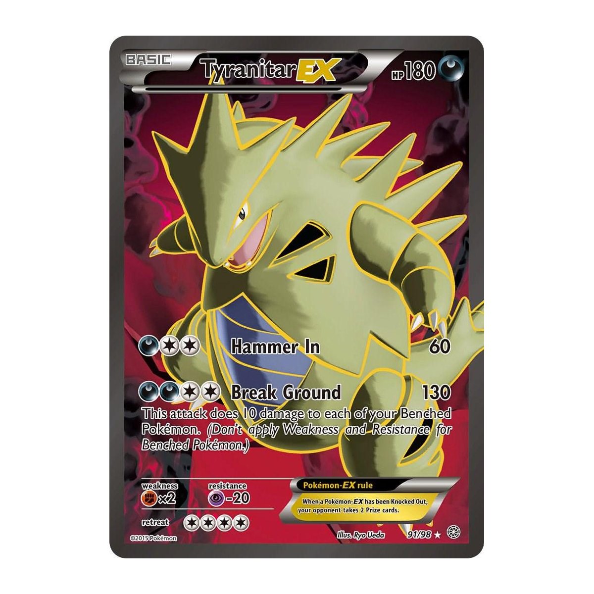 Ancient Origins Tyranitar EX Ultra Rare