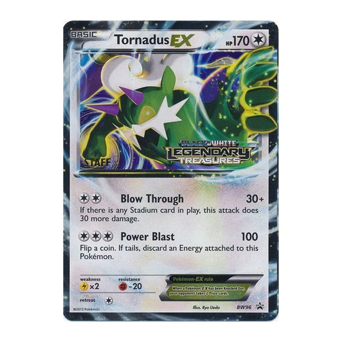 Tornadus EX (Prerelease) BW96 Promos