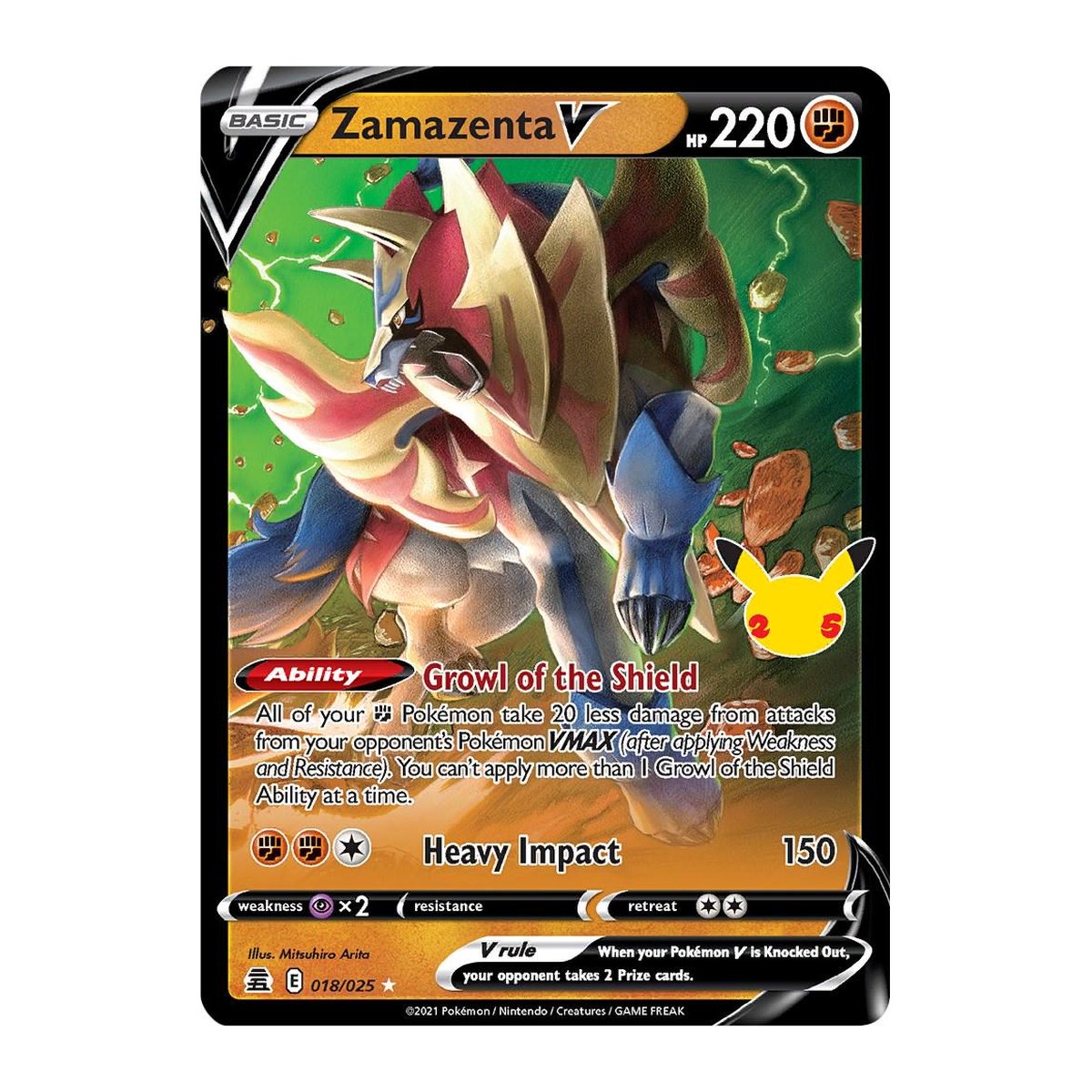 Celebrations Zamazenta V Ultra Rare