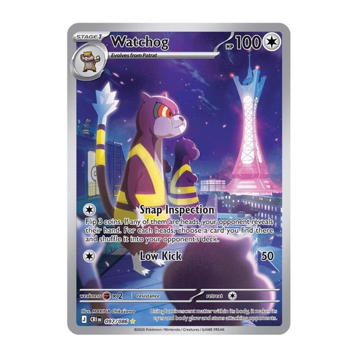 Chaos Rising Watchog 097 Illustration Rare