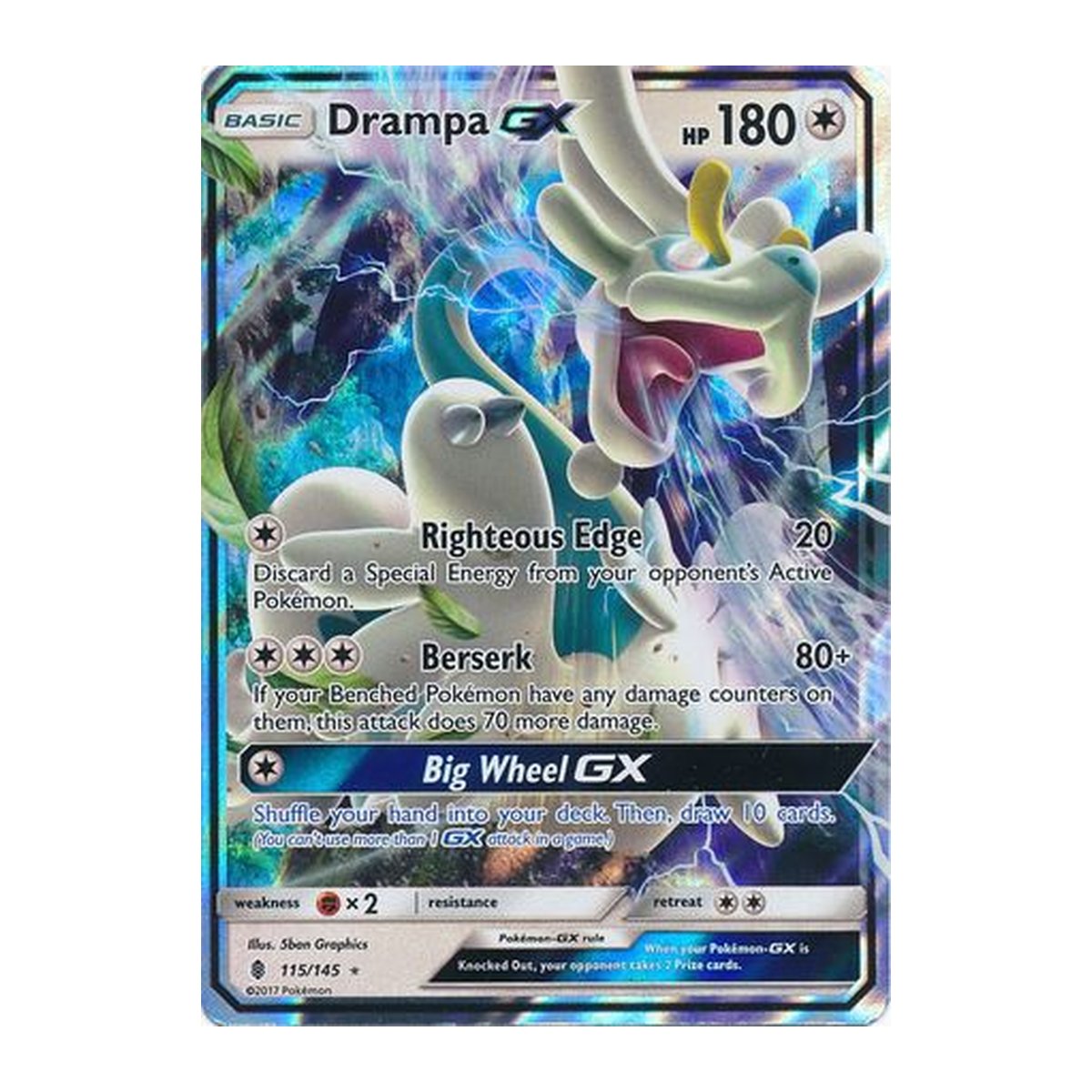 Guardians Rising Drampa GX 115 Ultra Rare