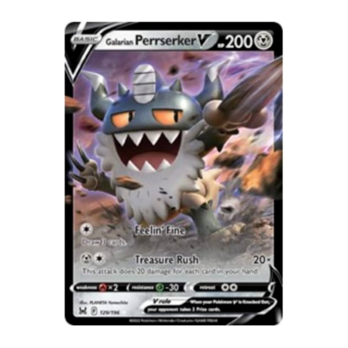 Lost Origin Galarian Perrserker V 129 Ultra Rare – Team Collectors