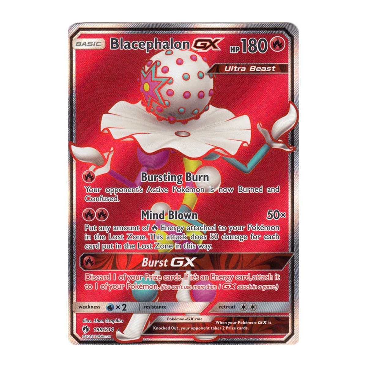 Lost Thunder Blacephalon GX Ultra Rare