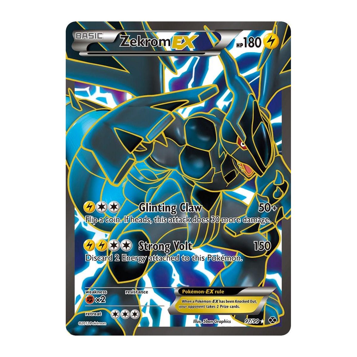 Next Destinies Zekrom EX Ultra Rare