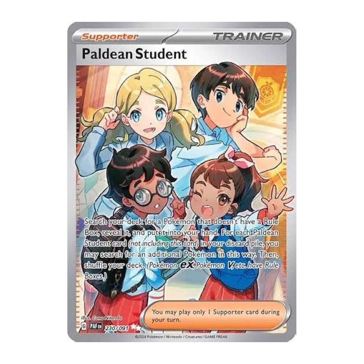 Paldean Fates Paldean Student 230 Ultra Rare