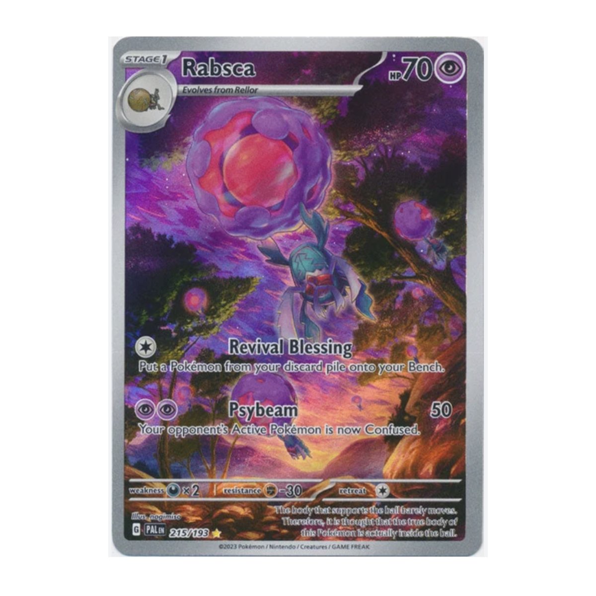 Paldea Evolved Rabsca 215 Illustration Rare – Team Collectors