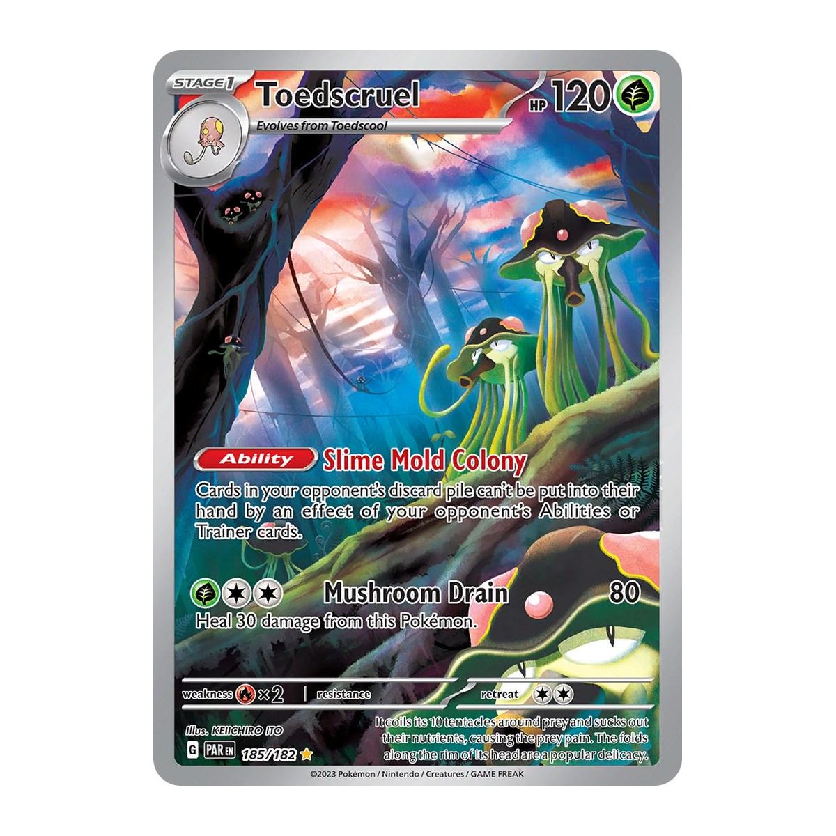 Paradox Rift Toedscruel 185 Illustration Rare – Team Collectors