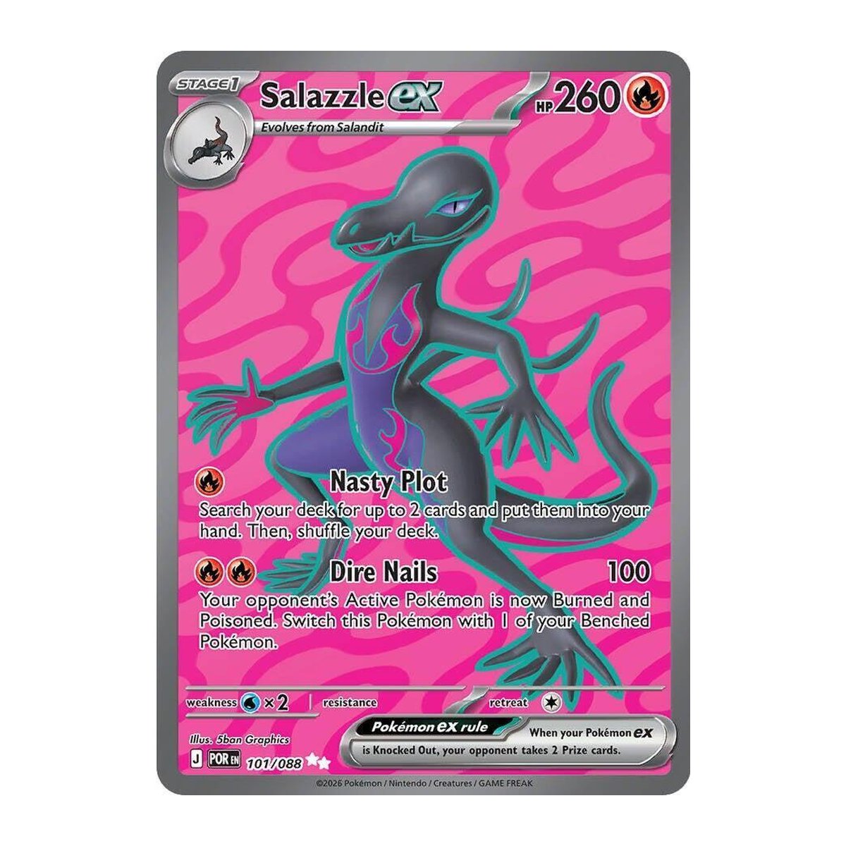 Perfect Order Salazzle EX Ultra Rare