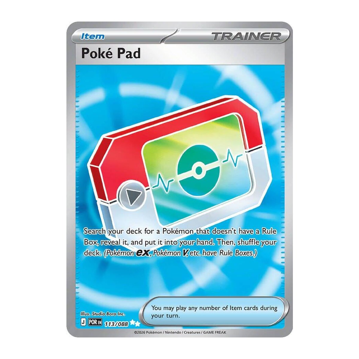 Perfect Order Poke Pad 113 Ultra Rare