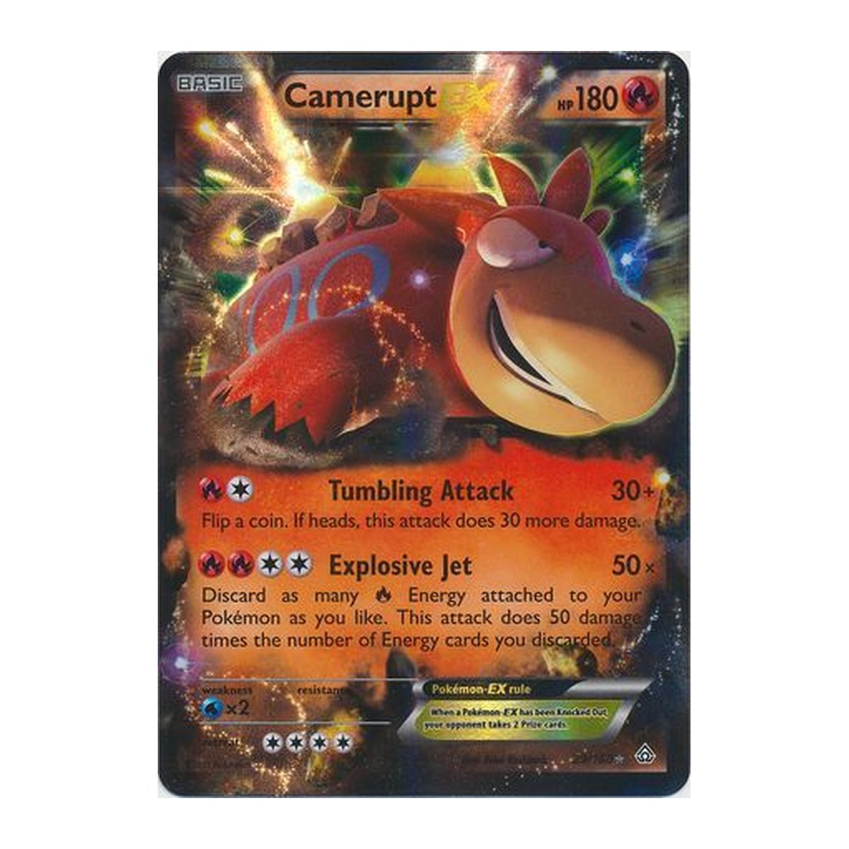 Primal Clash Camerupt EX 029 Ultra Rare