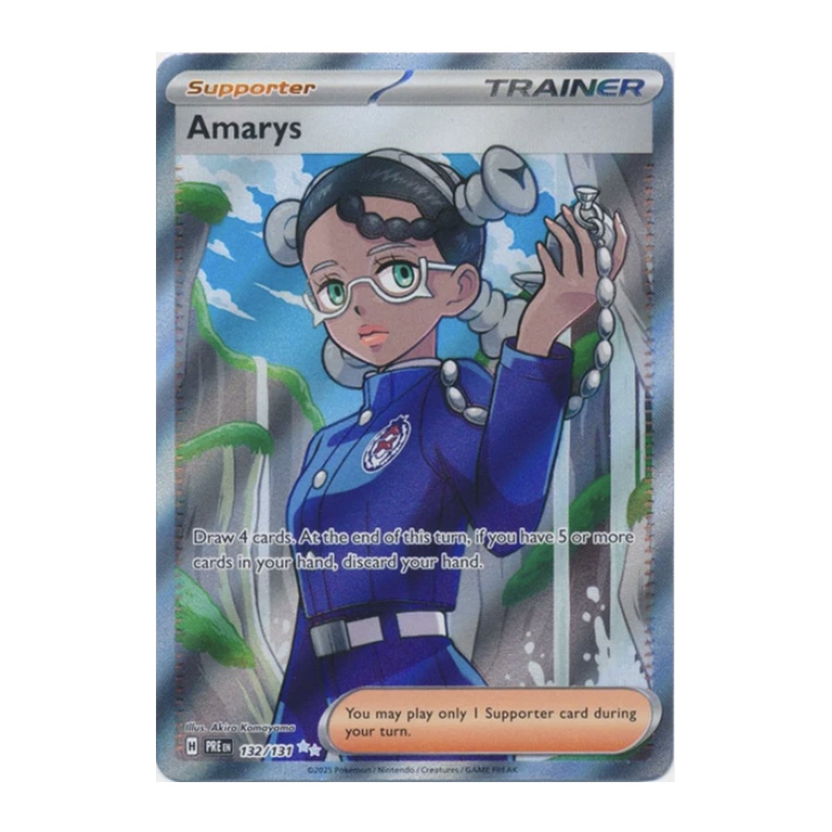 Prismatic Evolutions Amarys 132 Ultra Rare