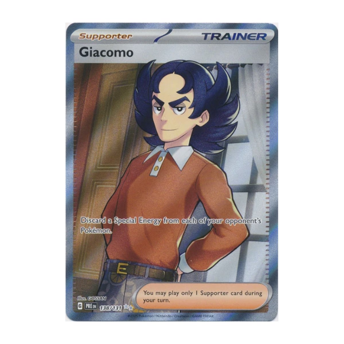 Prismatic Evolutions Giacomo 138 Ultra Rare