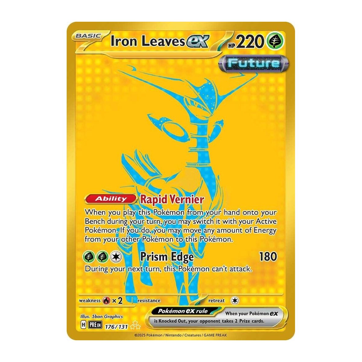 Prismatic Evolutions Iron Leaves EX Hyper Rare