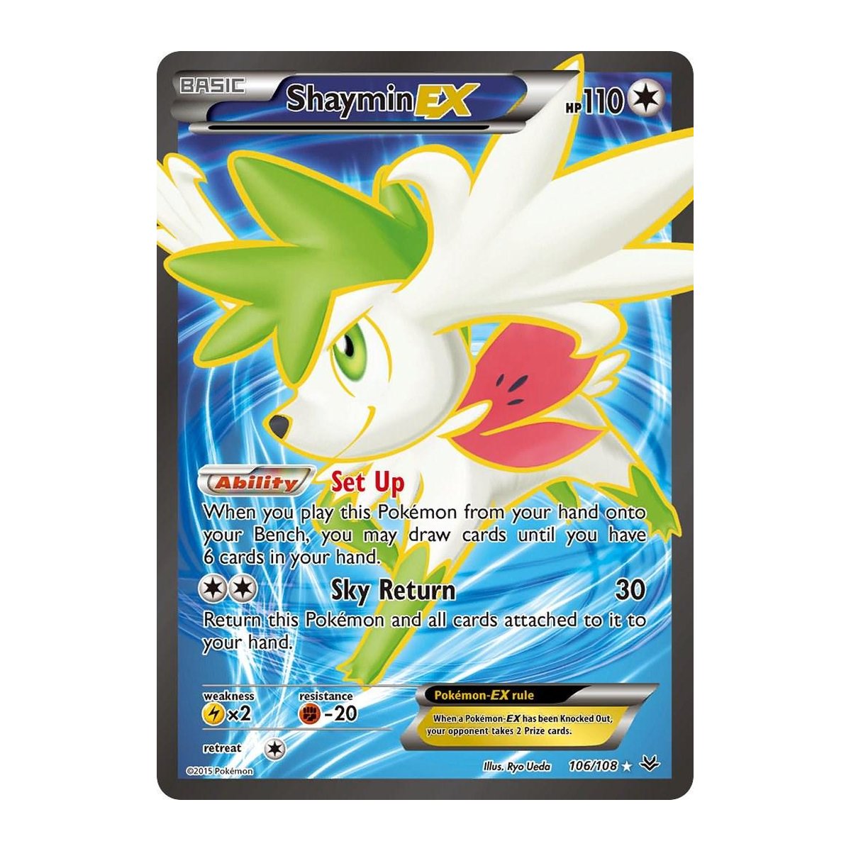 Roaring Skies Shaymin EX Ultra Rare