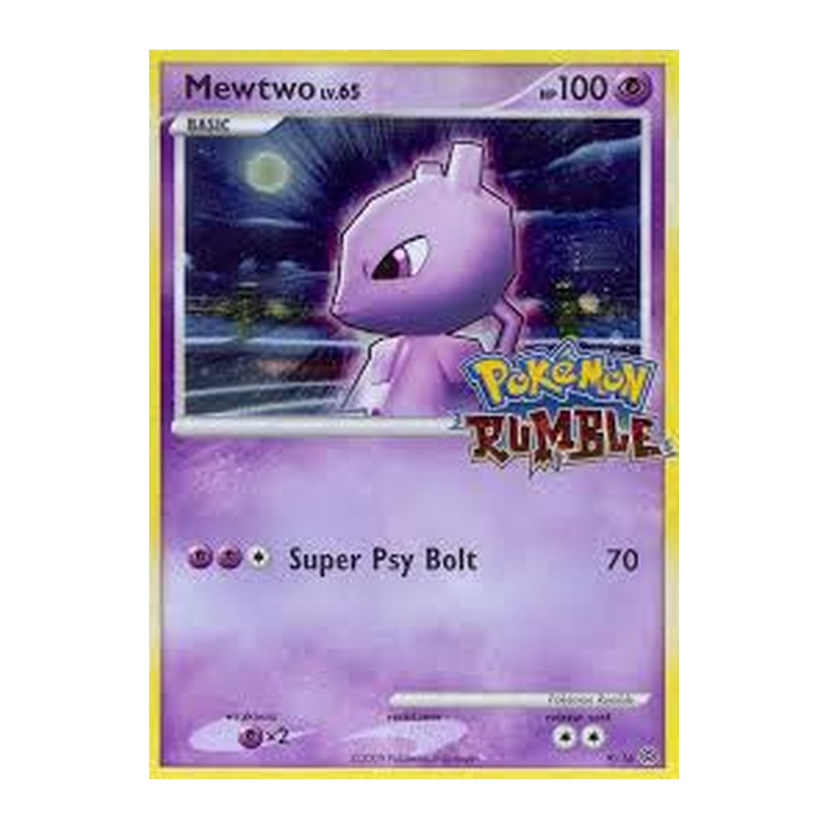 Rumble Mewtwo Lv.65 Promo