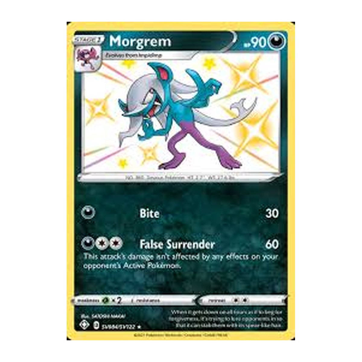 Shining Fates Morgrem SV84 Shiny Holo Rare – Team Collectors