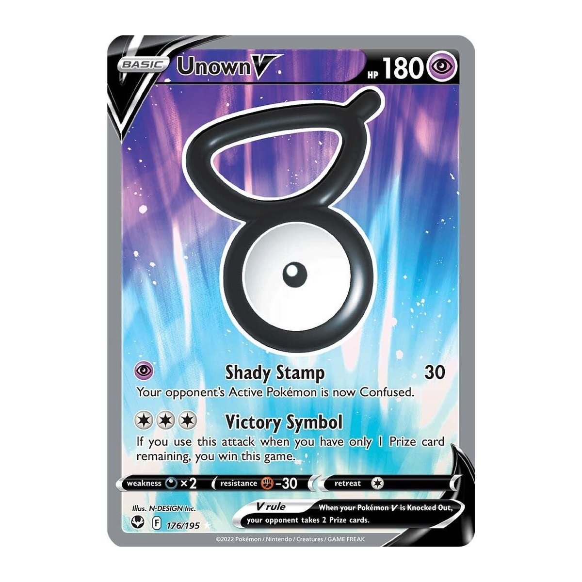 Silver Tempest Unown V Ultra Rare