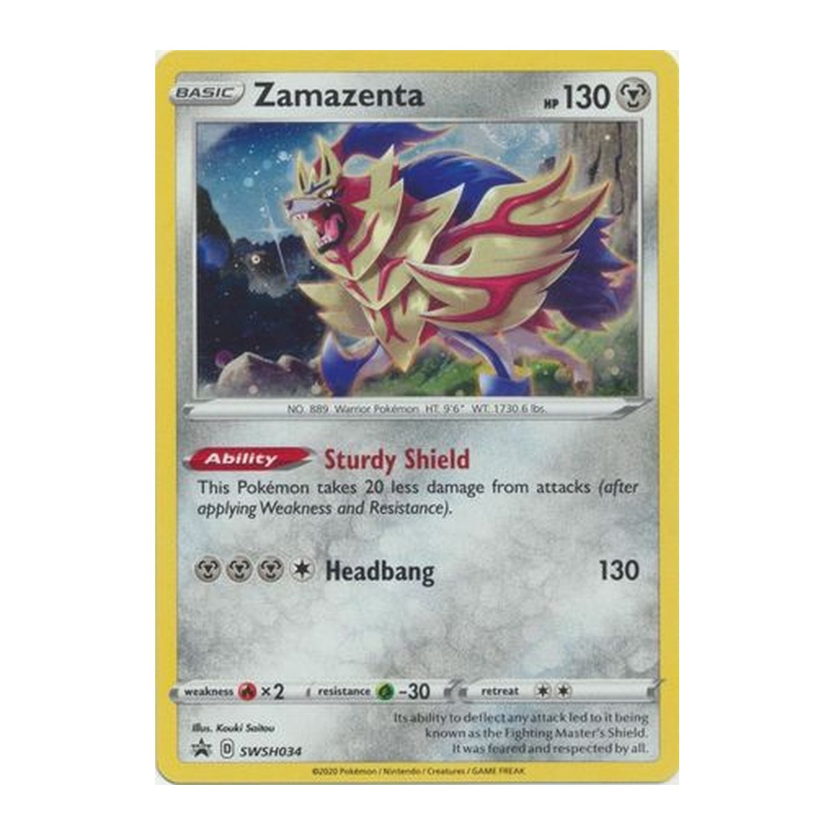 Sword & Shield Promos Zamazenta SWSH034 – Team Collectors
