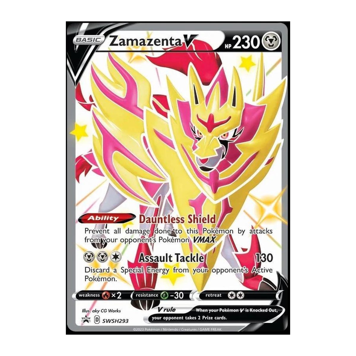 Sword & Shield Promos Zamazenta V SWSH293