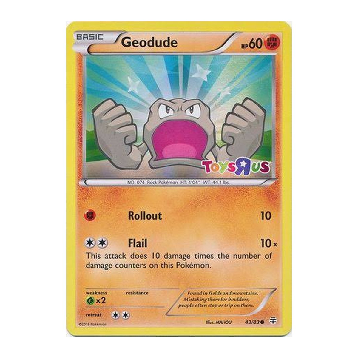 Geodude (Toys R Us Promo) 043 promo