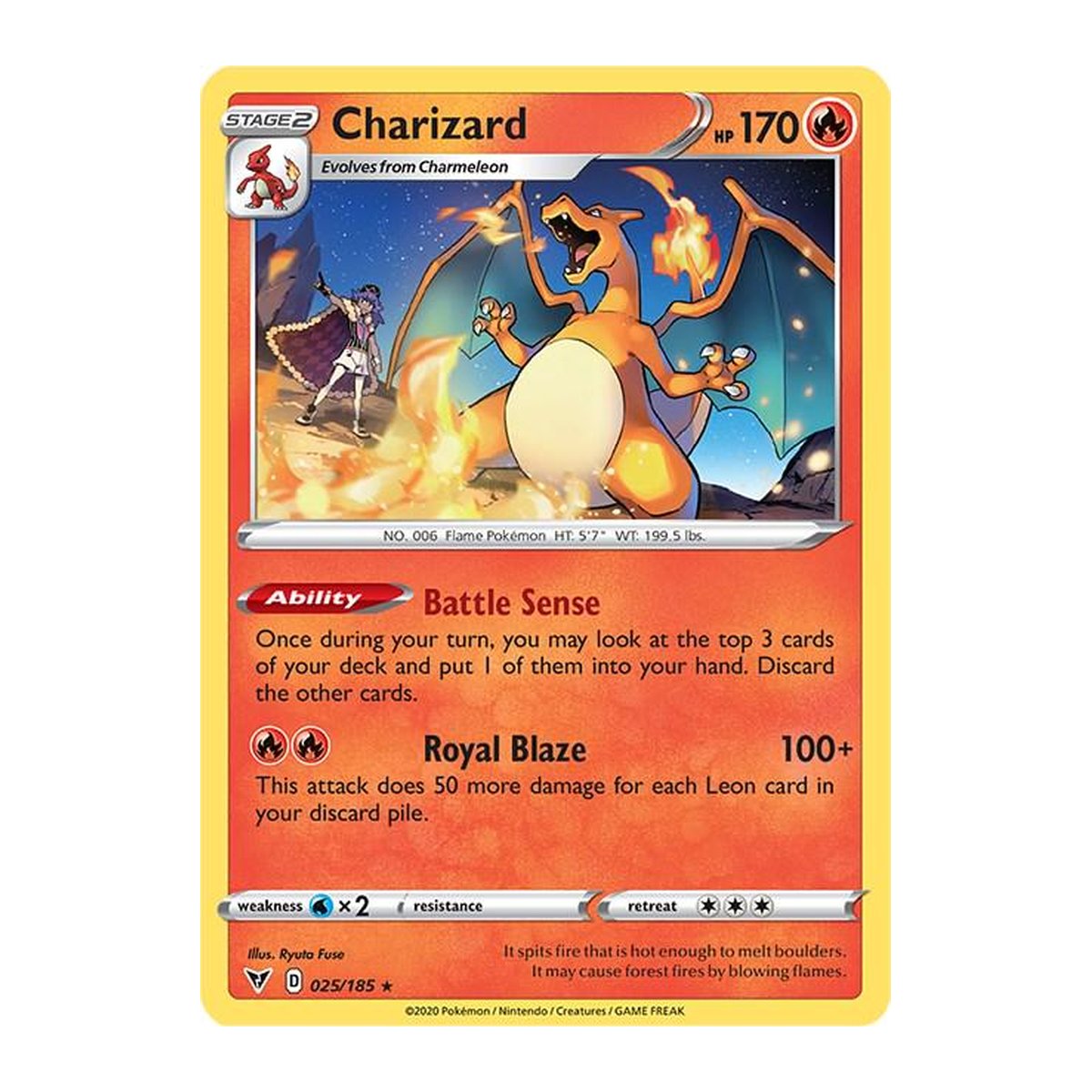 Vivid Voltage Charizard 025 Rare