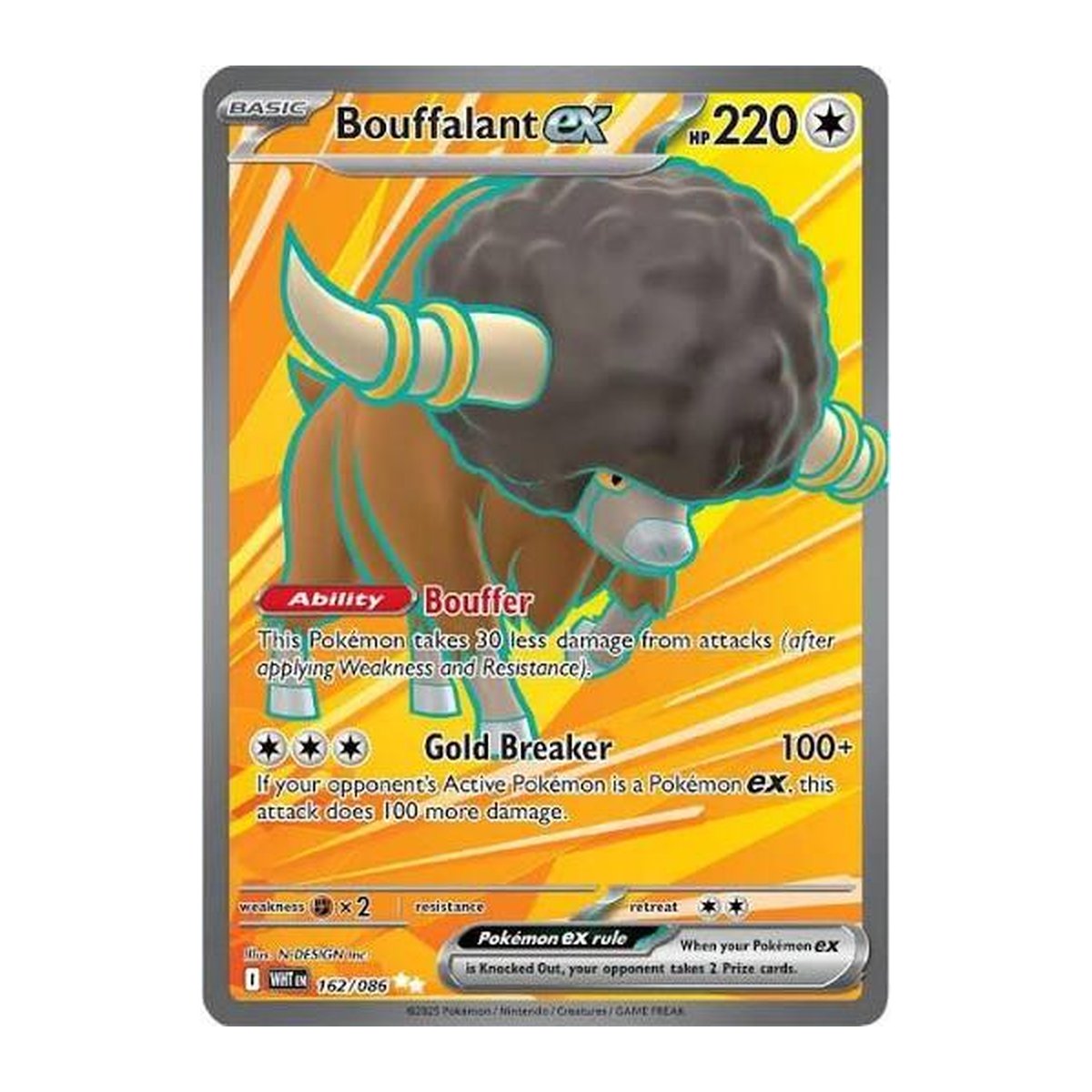 White Flare Bouffalant ex 162 Ultra Rare
