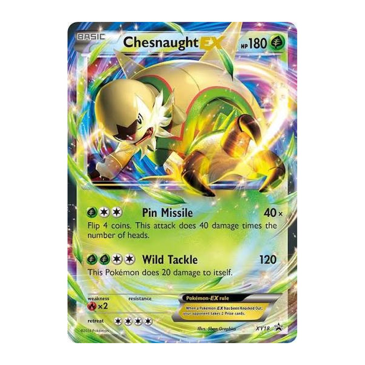 XY Promos Chesnaught EX XY18
