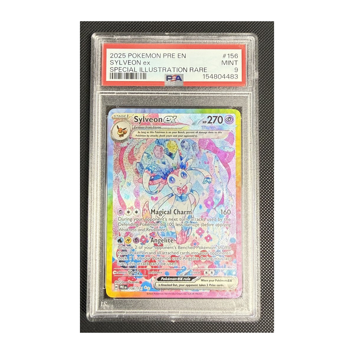 PSA 9 Prismatic Evolutions Sylveon EX