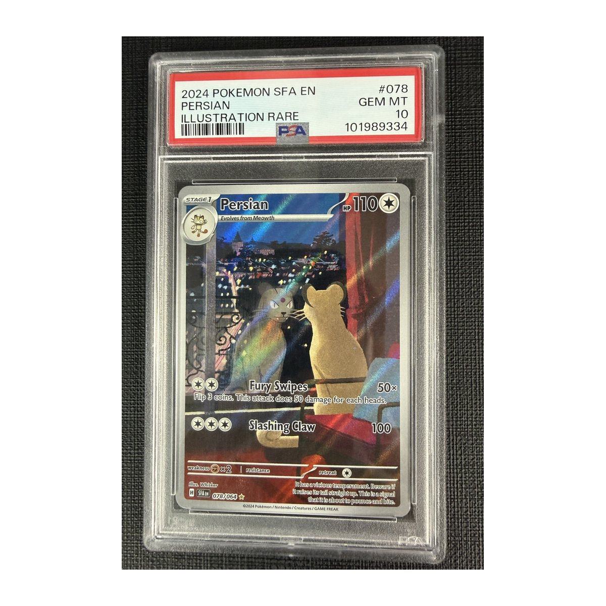 PSA 10 Shrouded Fable Persian