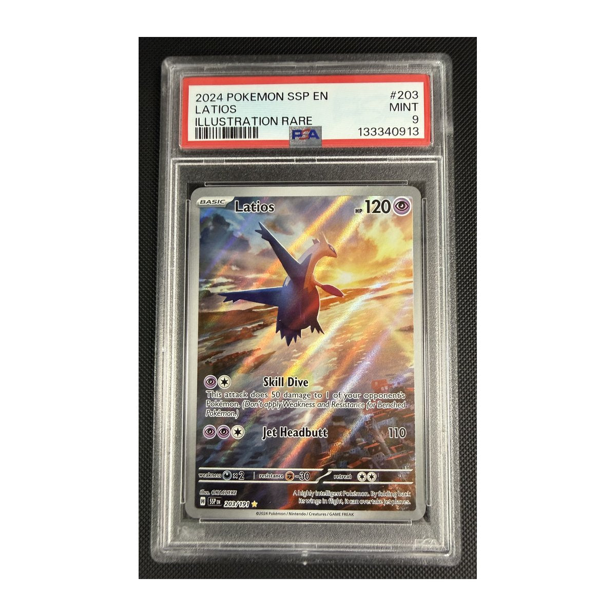 PSA 9 Surging Sparks Latios